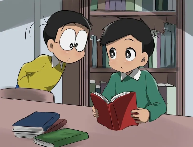 Tình bạn học trò giữa Dekisugi Nobita đôi lúc đầy căng thẳng