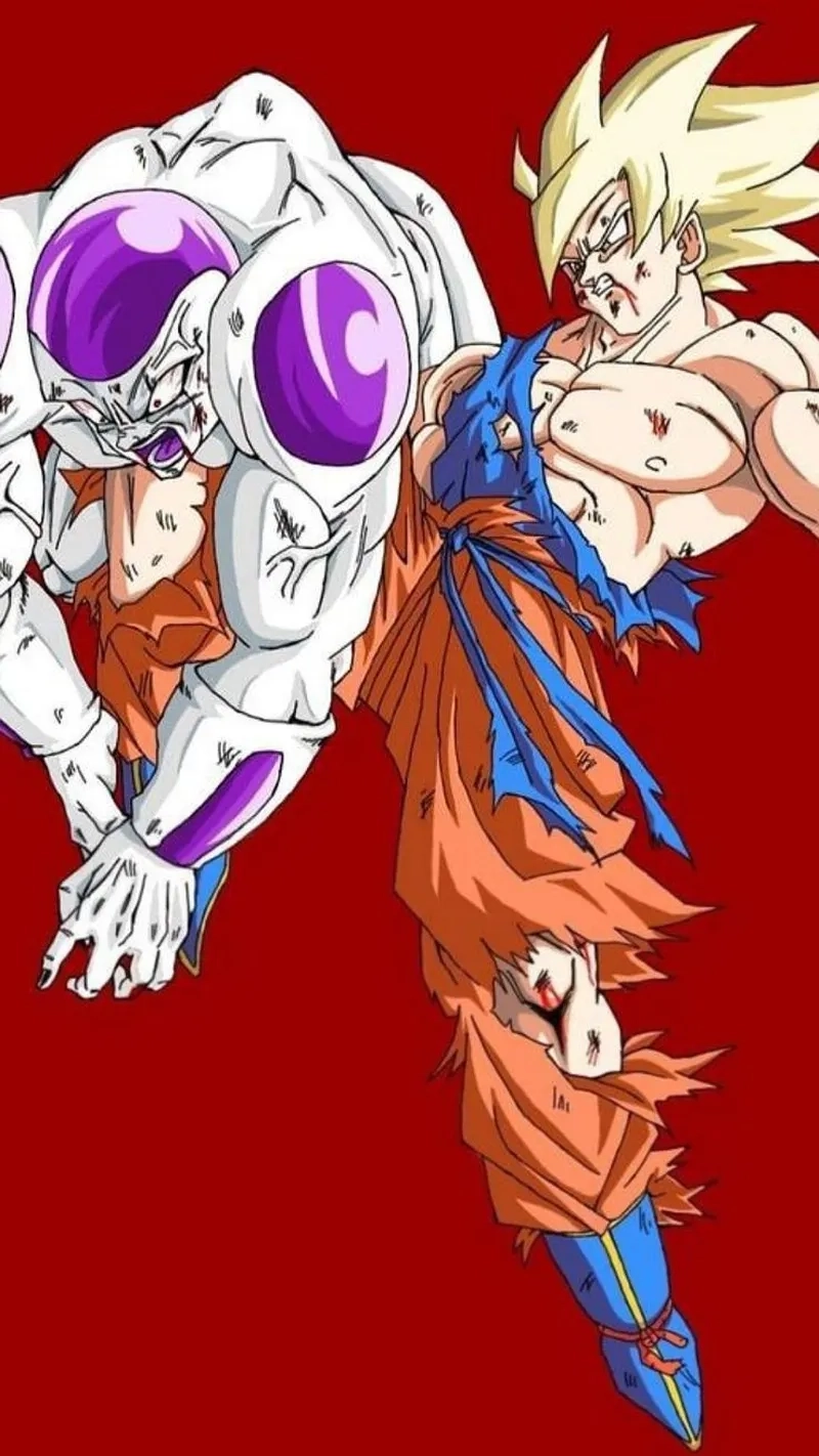 Cảnh tượng mãn nhãn trong trận Goku Vs Frieza