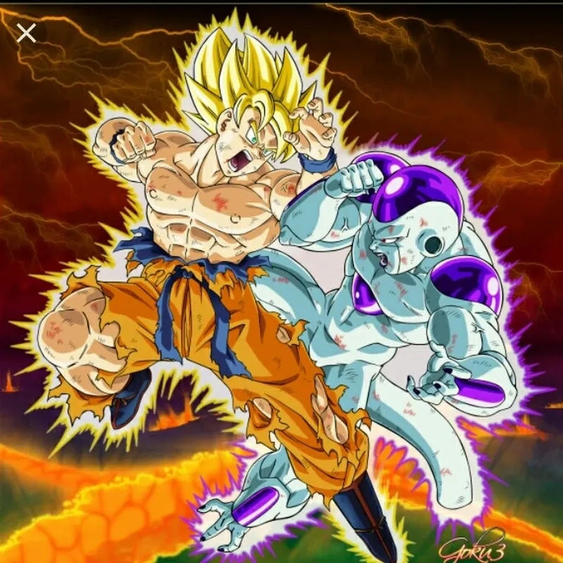 Tương tác thú vị giữa Frieza Goku trong loạt phim Dragon Ball