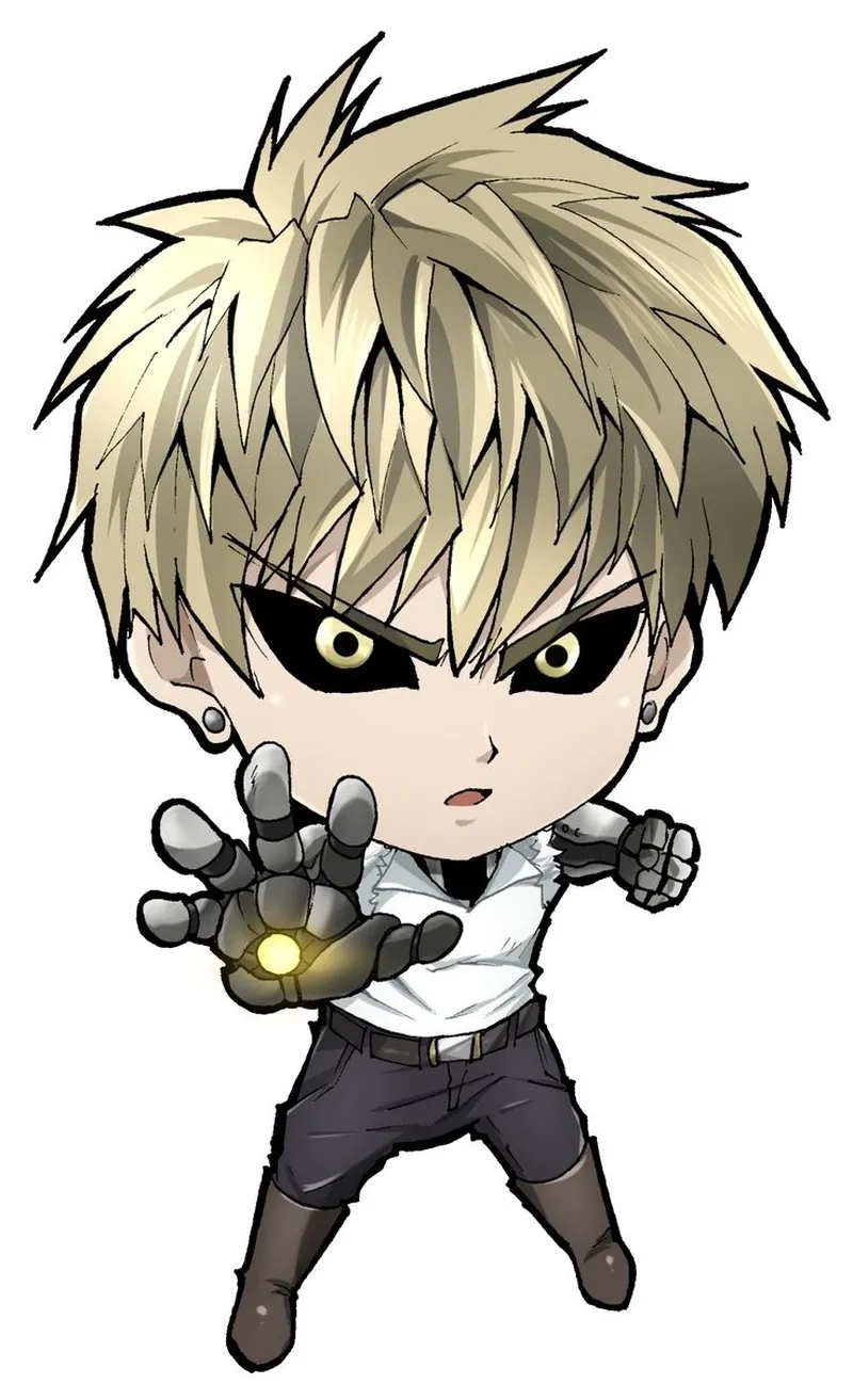 Ngầu mà vẫn đáng yêu với hình ảnh Genos chibi
