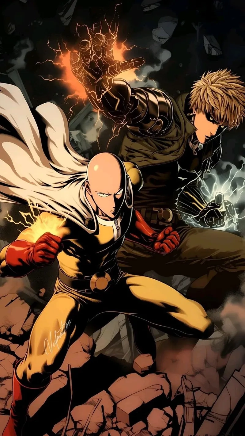 Fan không ngừng sáng tạo với Saitama x Genos