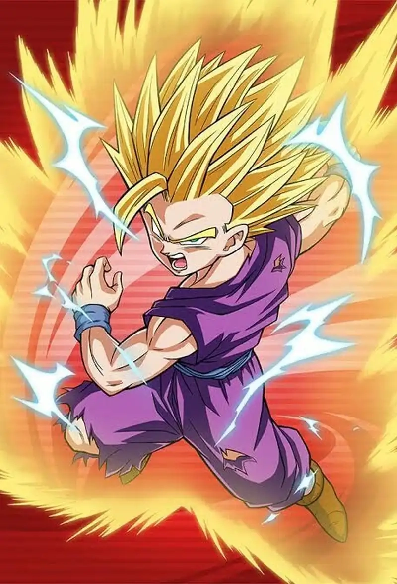 Gohan PNG nền trong suốt giúp fan dễ dàng dùng để thiết kế