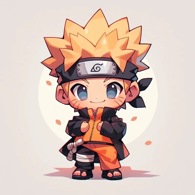 Thế giới màu sắc trong hình chibi cute anime cực dễ mến