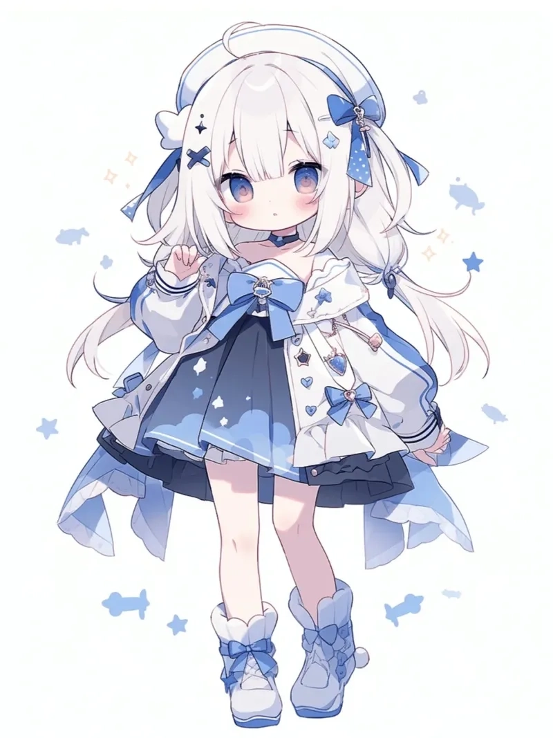 Ngắm nhìn hình ảnh chibi cute đơn giản mà dễ thương bất ngờ