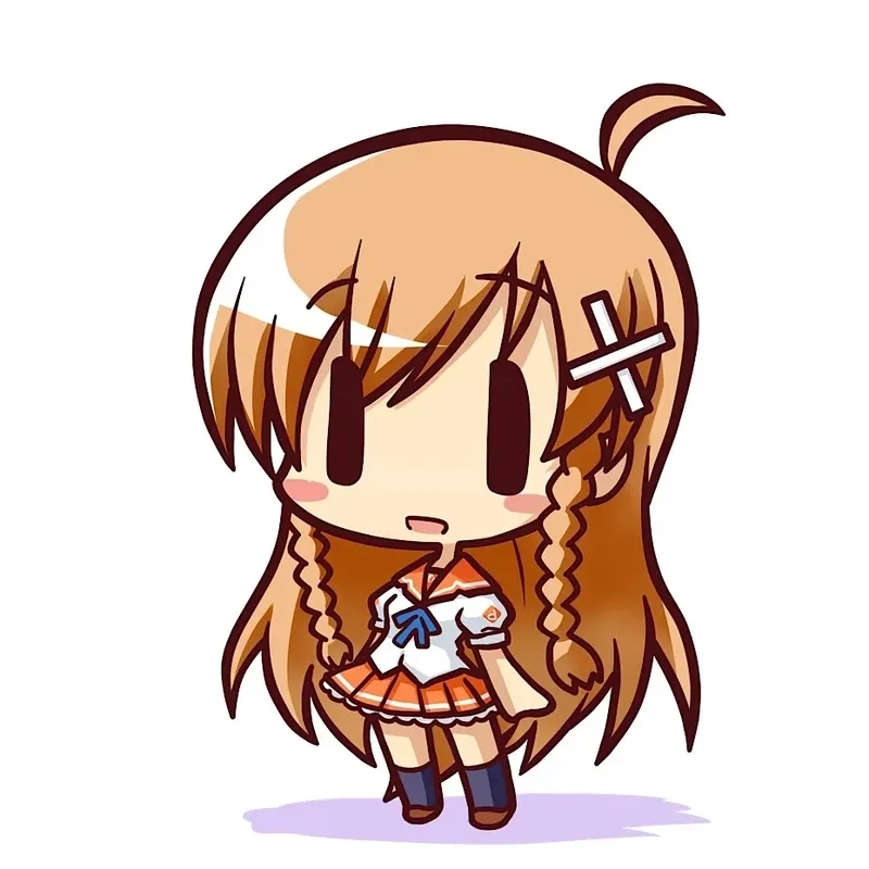 Bật mood vui với bộ hình cute chibi anime cực đáng yêu