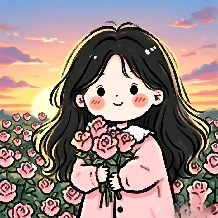 Hình ảnh chibi nữ dễ thương làm nền điện thoại cực hợp