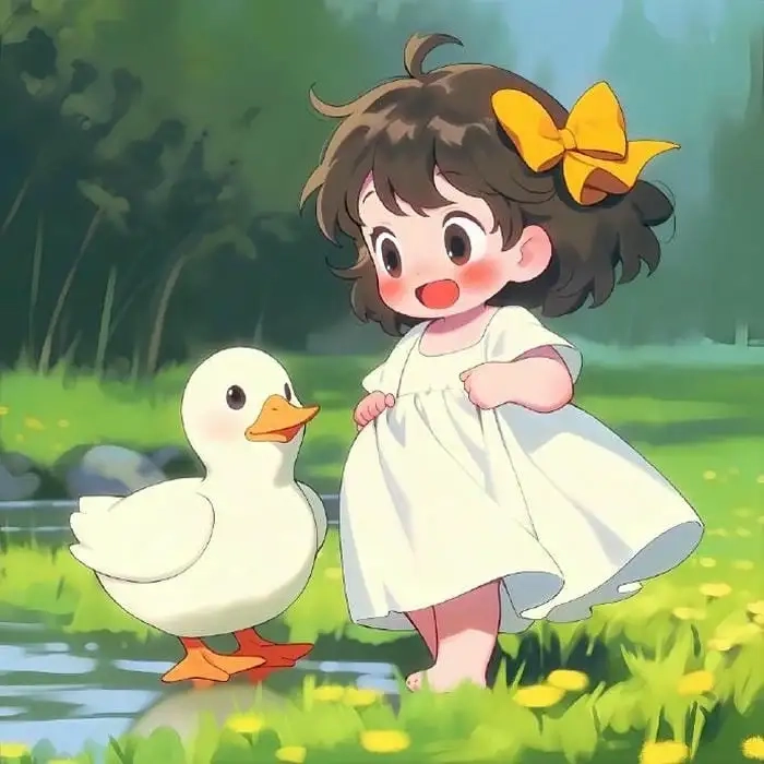 Hình chibi nữ ngầu là lựa chọn lý tưởng cho ảnh bìa cá tính