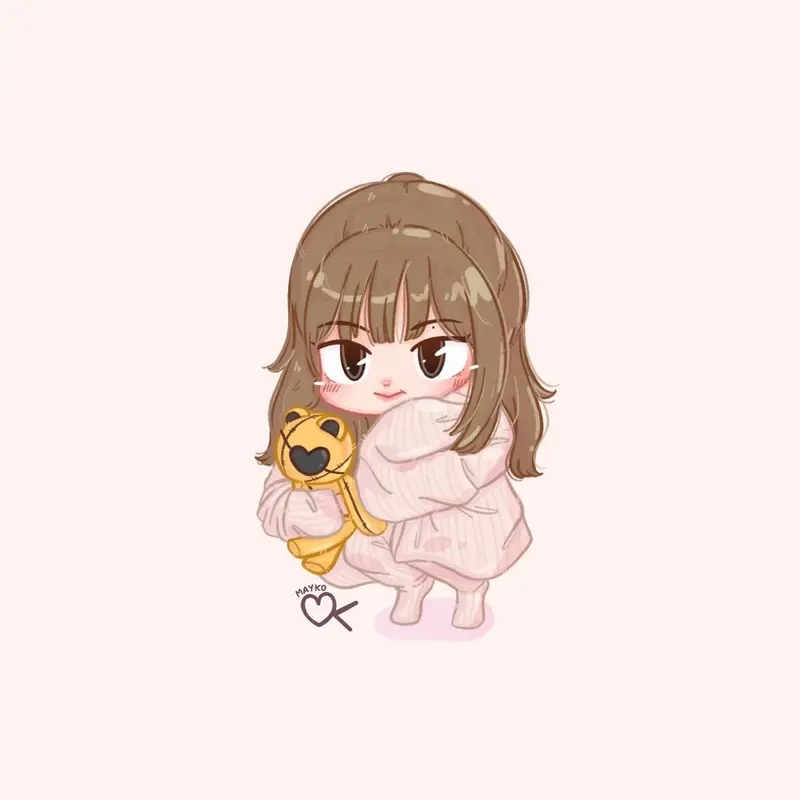 Cài đặt ngay ảnh chibi làm hình nền cực dễ thương