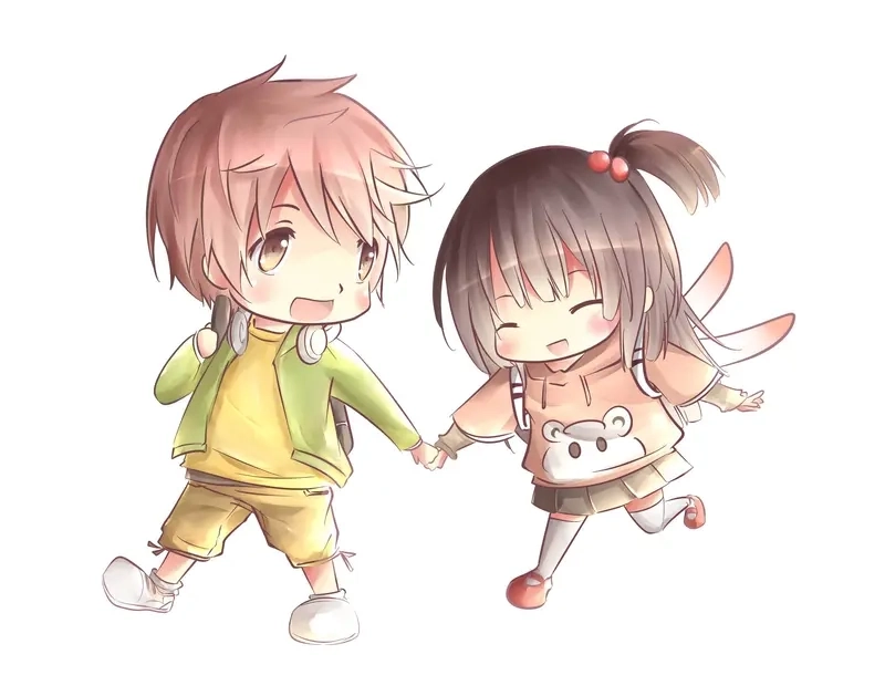 Góc học tập lung linh hơn với hình nền đẹp anime chibi