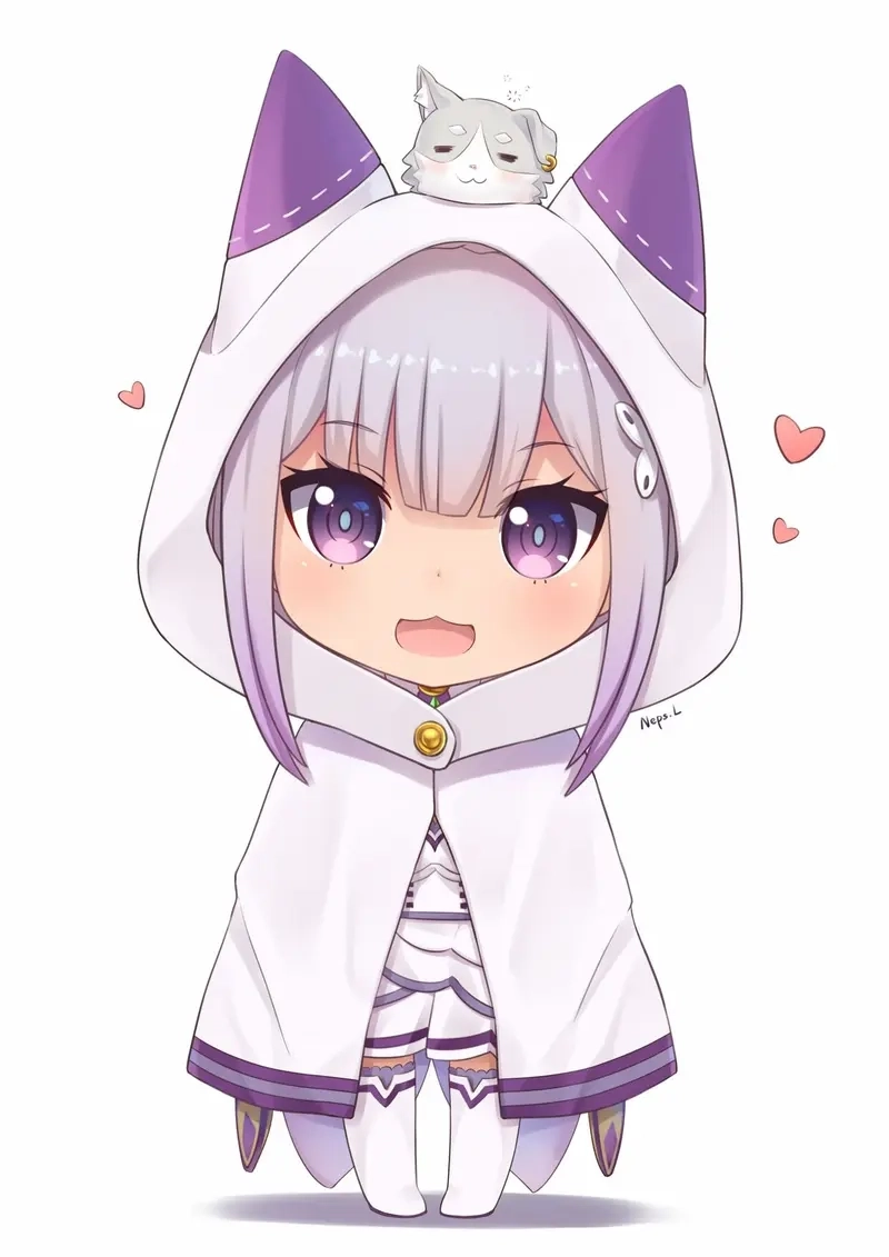 Thêm sắc màu với hình nền cho cute chibi ngọt ngào