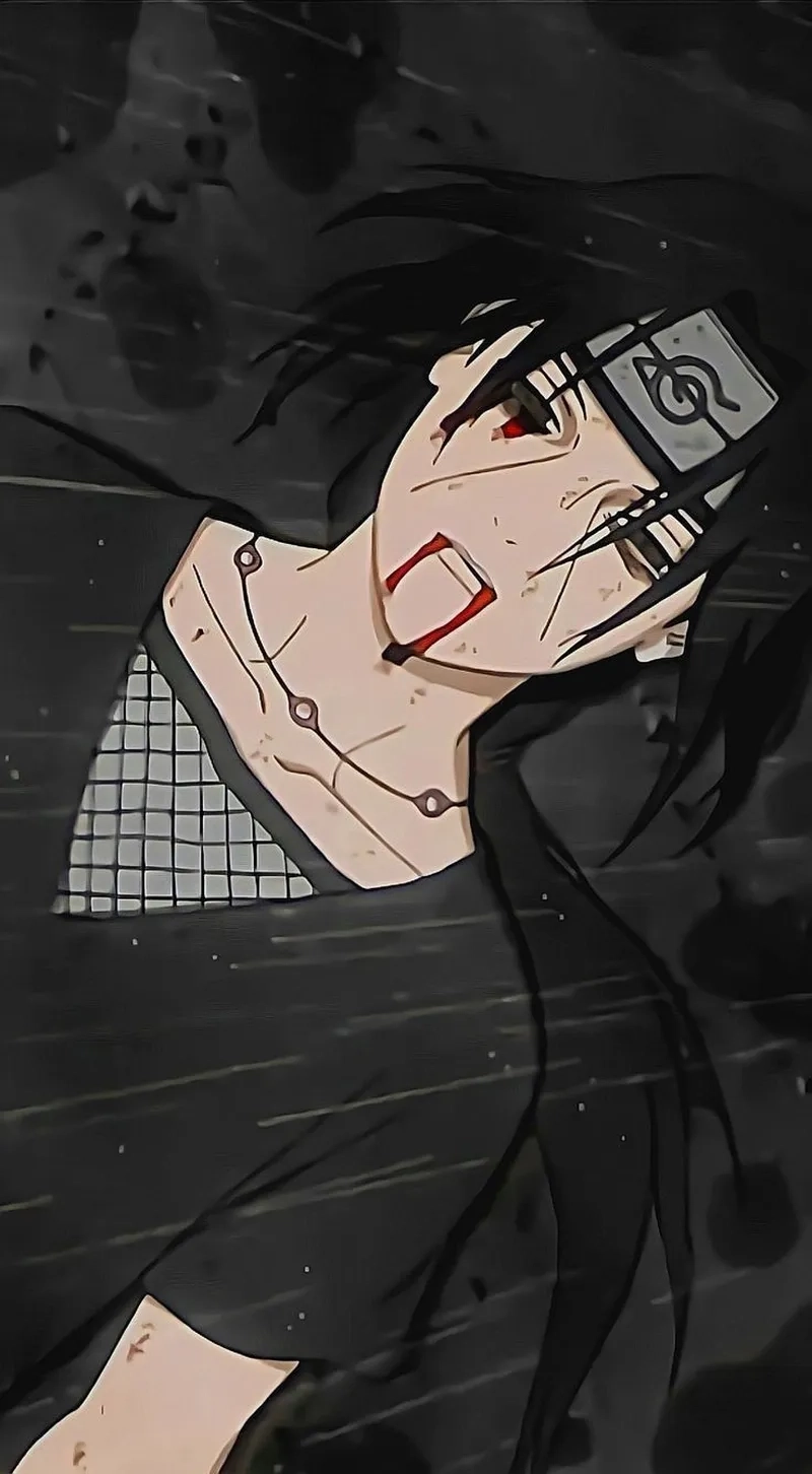 Cảnh cảm động trong Uchiha Itachi chết