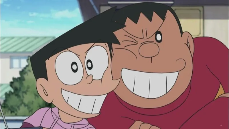 Tình bạn giữa Jaian Suneo nhiều lúc vừa hợp tác vừa bất đồng