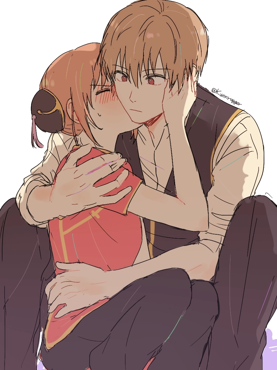 Tình huống dở khóc dở cười từ Okita X Kagura khiến fan thích thú