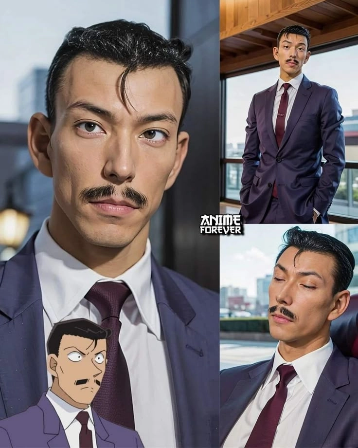 Top màn Kogoro Mori cosplay khiến fan trầm trồ