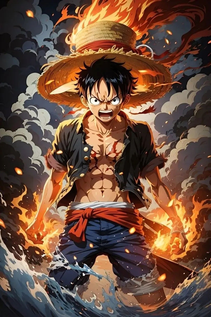 Hình dạng thần thoại mạnh nhất là Luffy Nika
