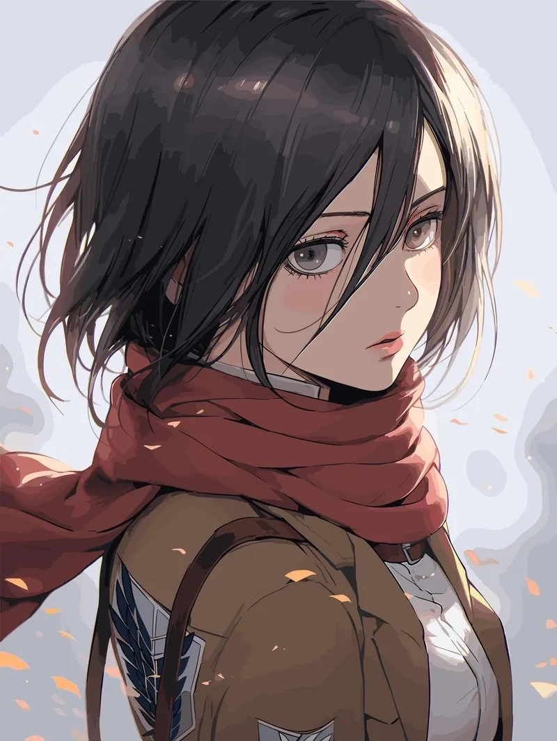 Mikasa crying gây xúc động bởi sự bất lực và tình cảm chân thành