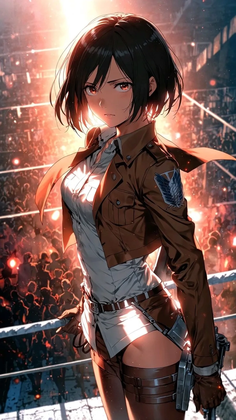 Goth mikasa manga tạo nên một hình ảnh đầy cá tính và bí ẩn