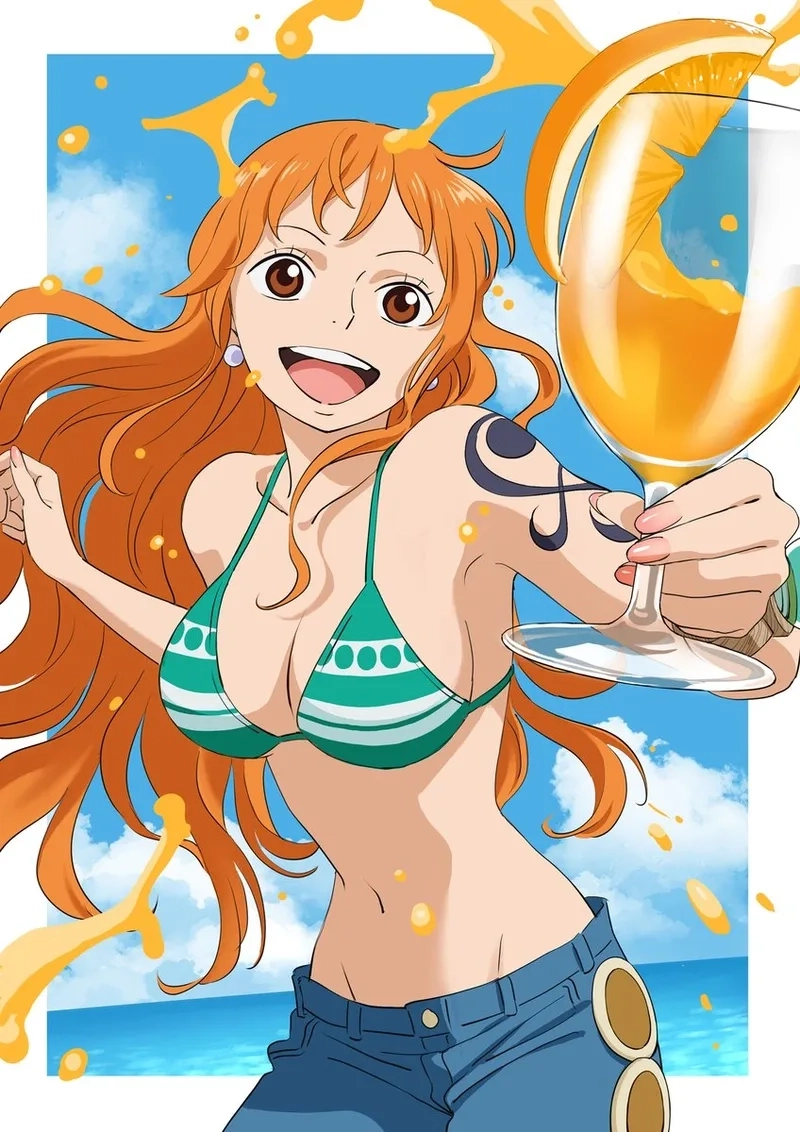 Trang phục lộng lẫy trong Nami One Piece Film Gold