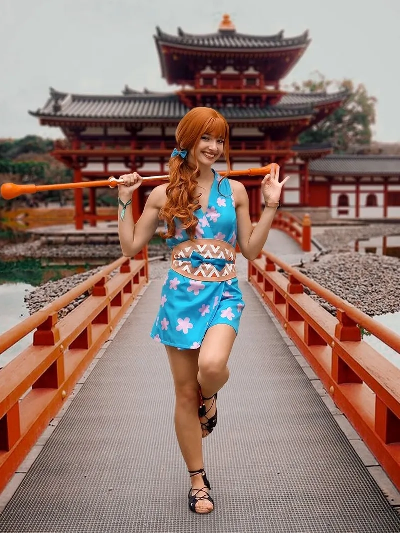 Hóa thân đầy cuốn hút với Cosplay Nami Wano