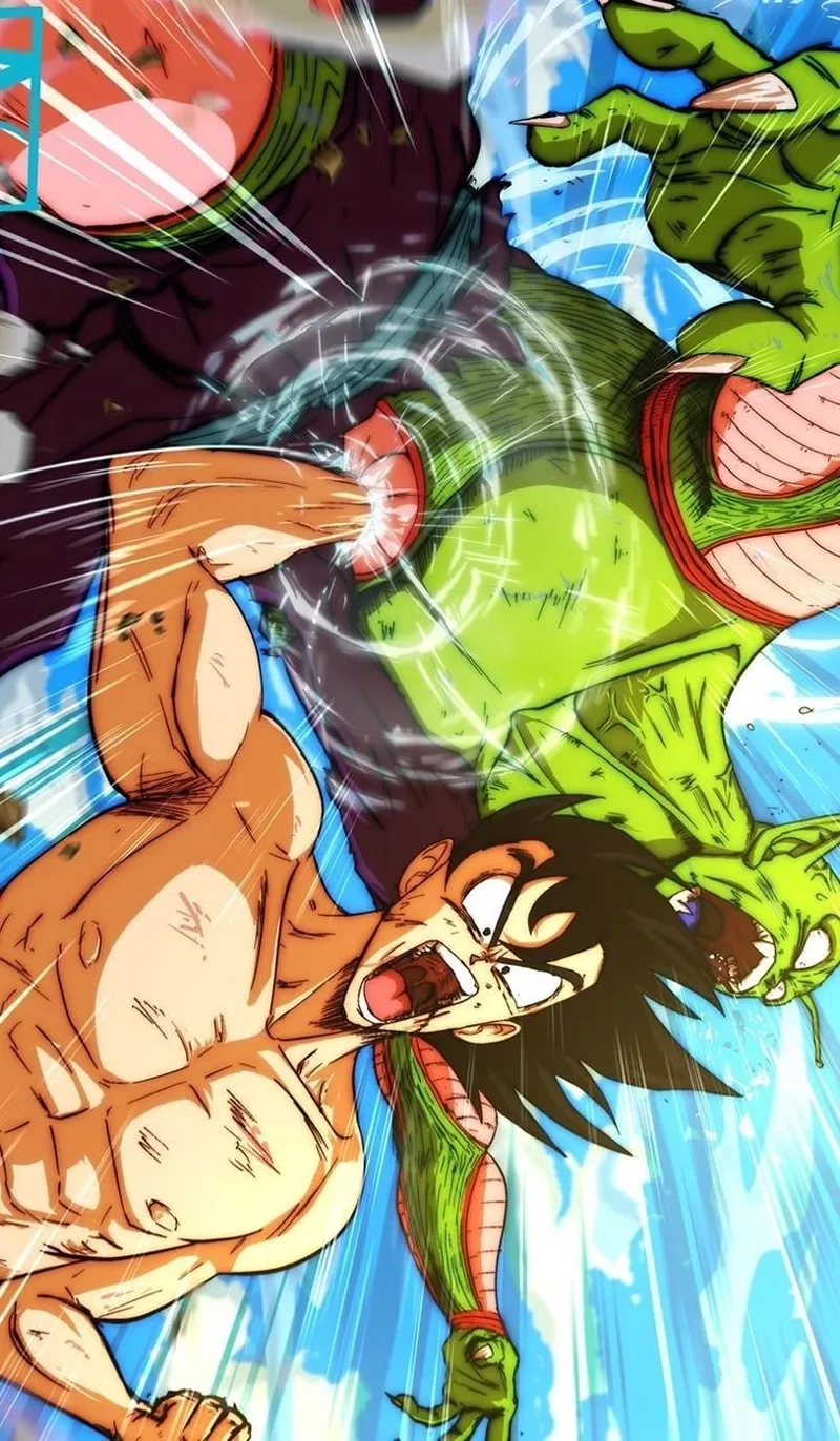 Piccolo jr vs Goku thể hiện cả kỹ thuật lẫn tinh thần chiến đấu mãnh liệt