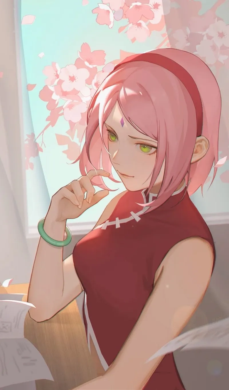 Phiên bản dễ thương và vui nhộn là Sakura Haruno chibi