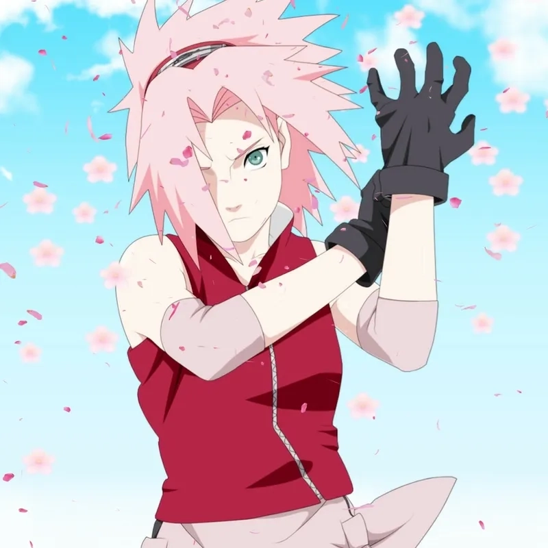 Trang phục truyền thống của Sakura Haruno in kimono