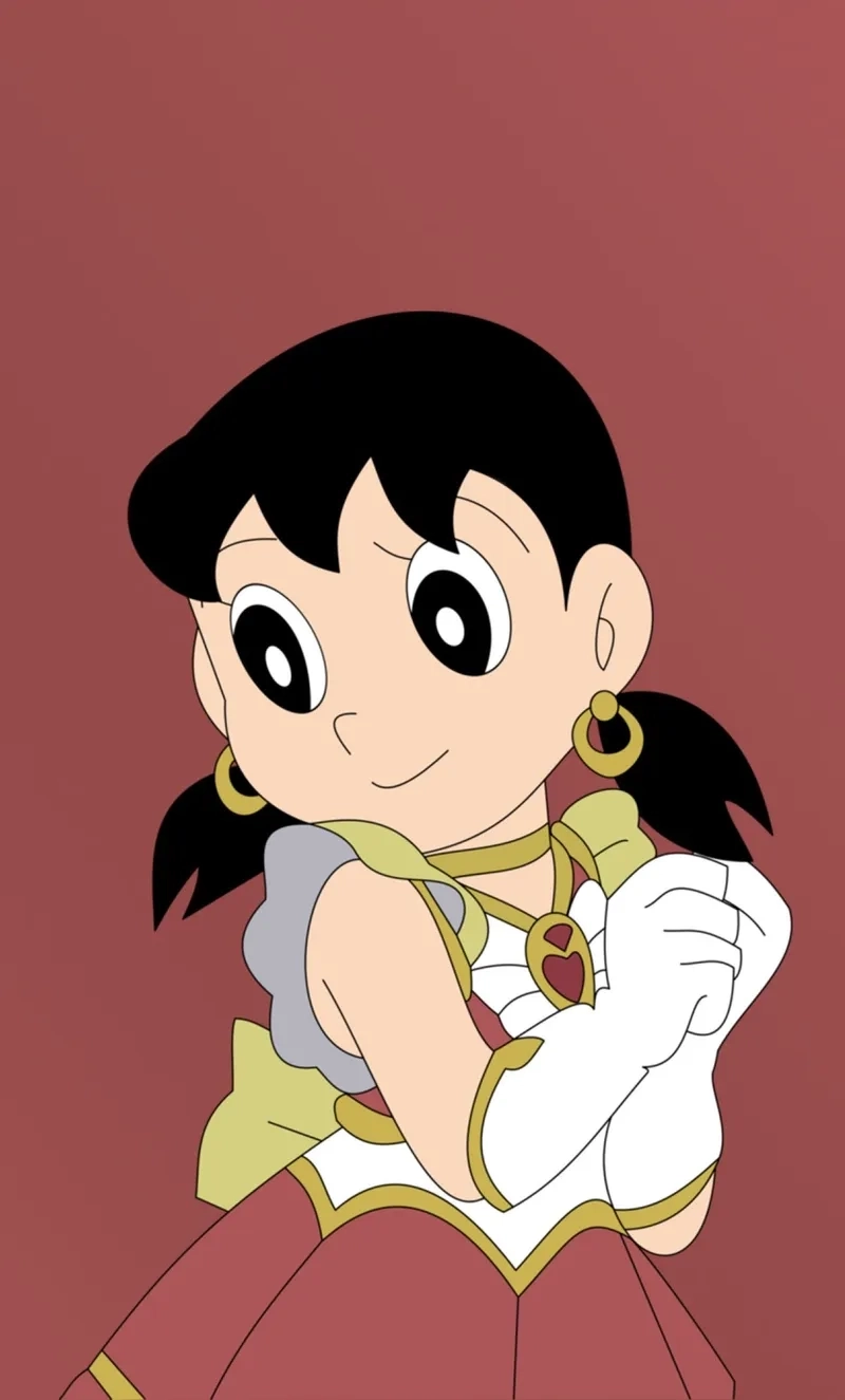 Hình ảnh Shizuka chibi đáng yêu và sinh động