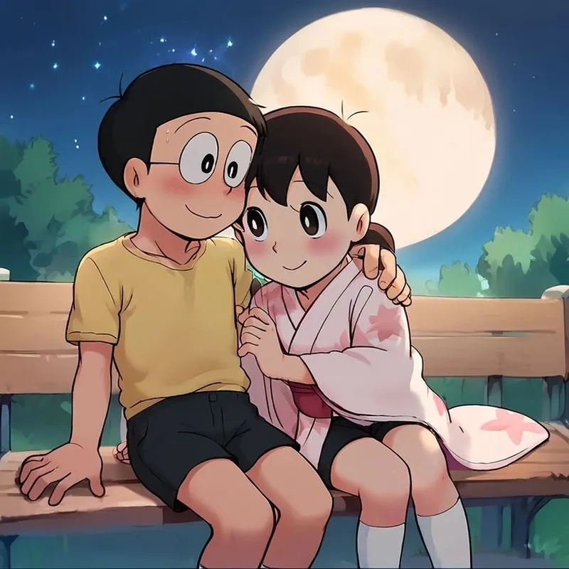 Tuyển tập hình ảnh Nobita và Shizuka cute cực dễ thương