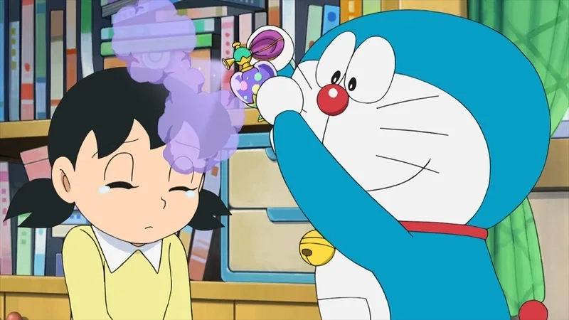 Khoảnh khắc gắn bó giữa Doraemon với Shizuka luôn đáng nhớ
