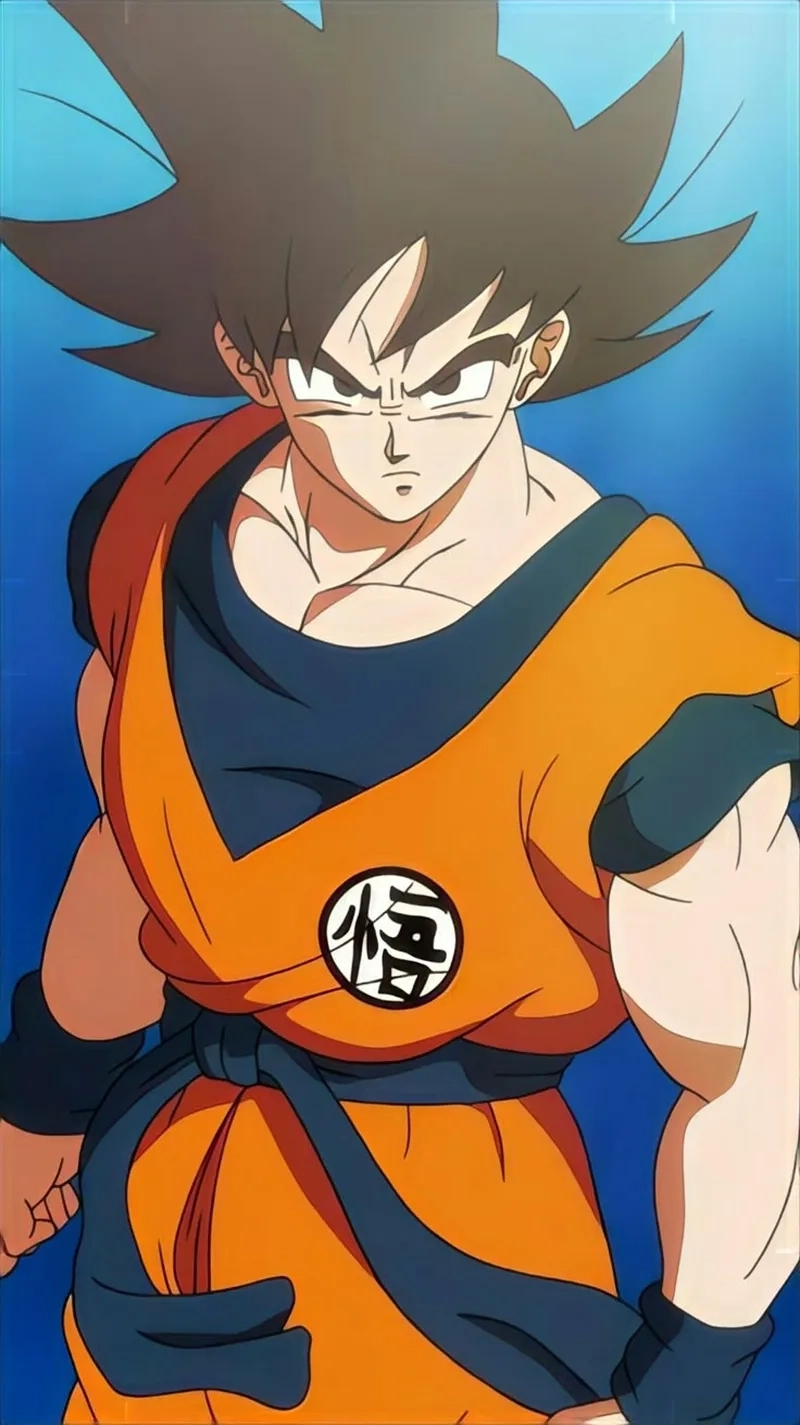 Goku icon với biểu cảm siêu ngầu dùng cho avatar và mạng xã hội