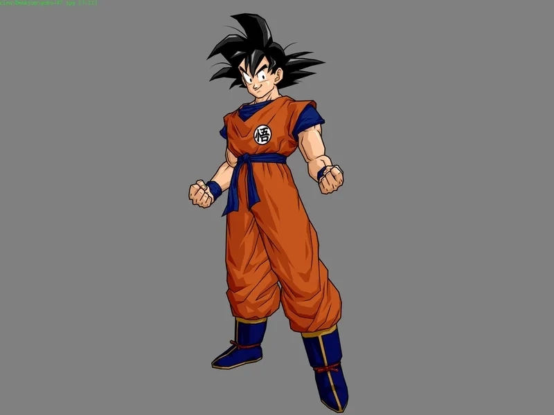 Goku hair PNG với nền trong suốt dùng cho thiết kế và edit ảnh
