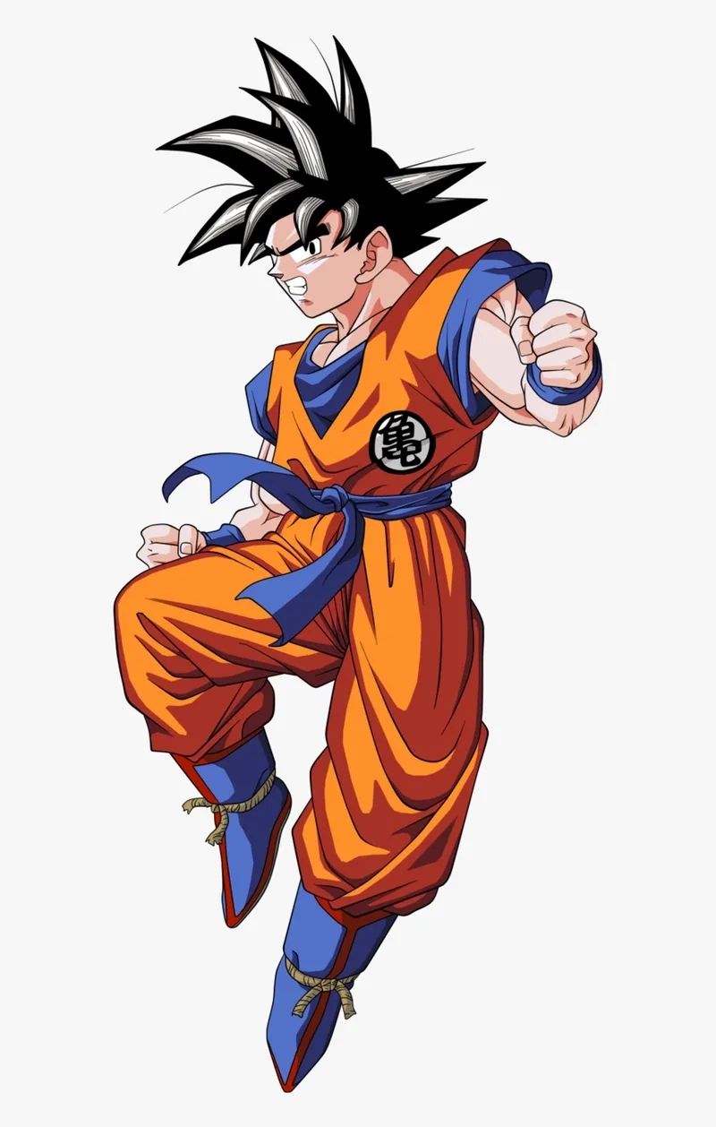 Goku eyes sắc lạnh phản ánh quyết tâm và sức mạnh siêu nhiên