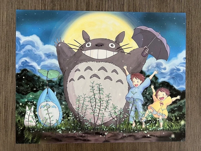 Hình nền Totoro cute làm mềm lòng fan yêu hoạt hình Ghibli