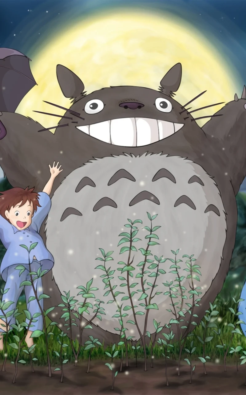 Hình nền Totoro dễ thương làm sống động màn hình của bạn mỗi ngày