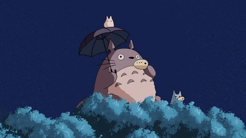 Gấu Totoro biểu tượng dễ thương gắn liền với bộ phim hoạt hình kinh điển