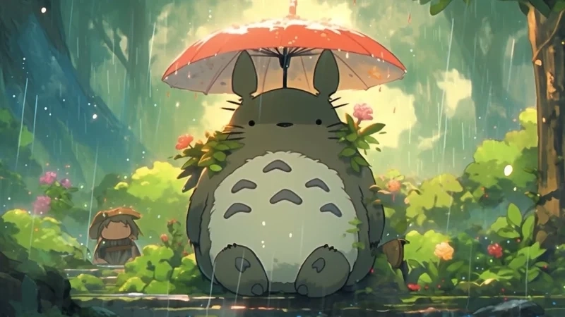 Totoro poster nghệ thuật được thiết kế tỉ mỉ dành cho fan yêu thích