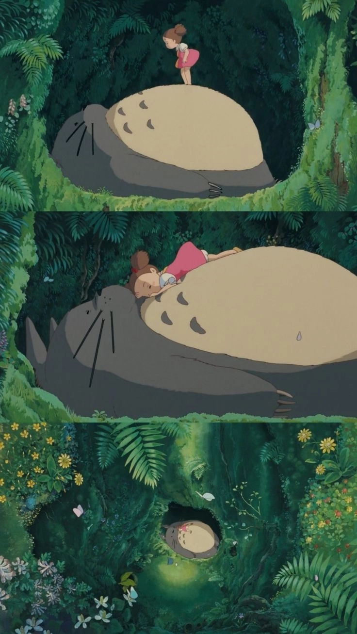 Hình nền Totoro dễ thương làm sống động màn hình của bạn mỗi ngày