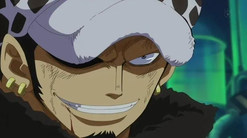 Ảnh động Anime Trafalgar D Water Law chất từng khung hình