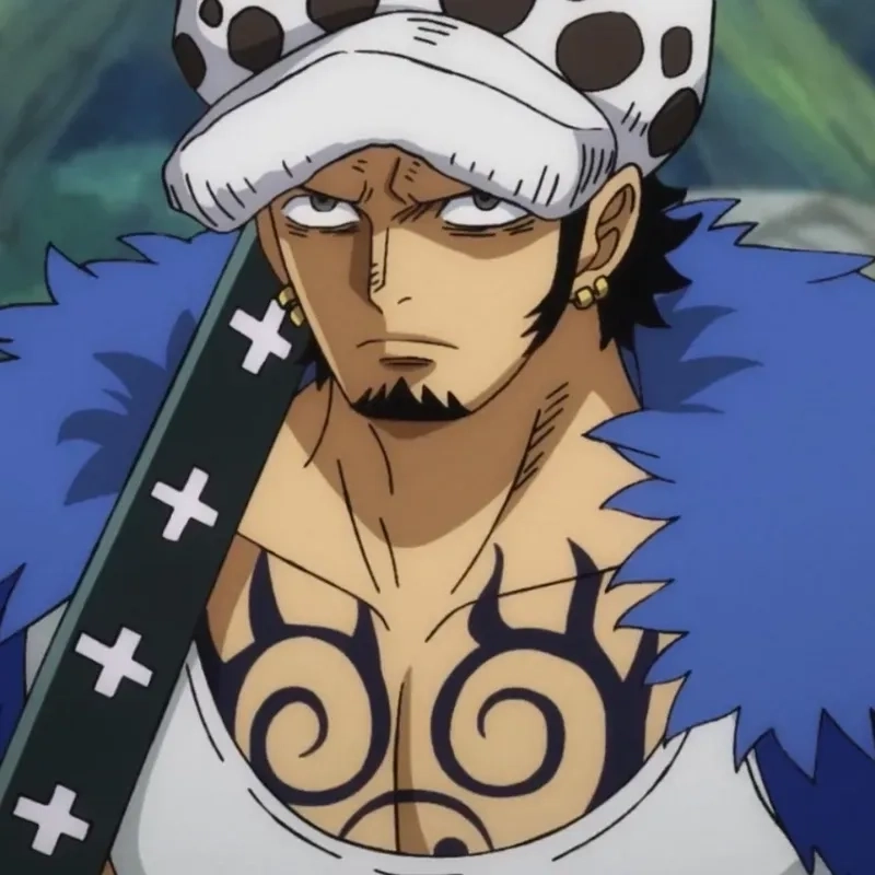 Cảnh nổi bật của Trafalgar D. Water Law Manga đầy kịch tính