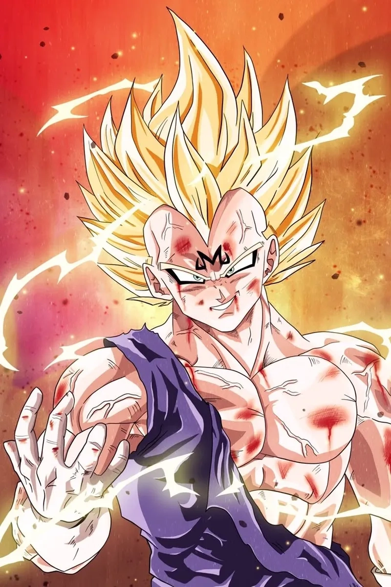 King Vegeta cha của Vegeta là chiến binh đầy quyền lực