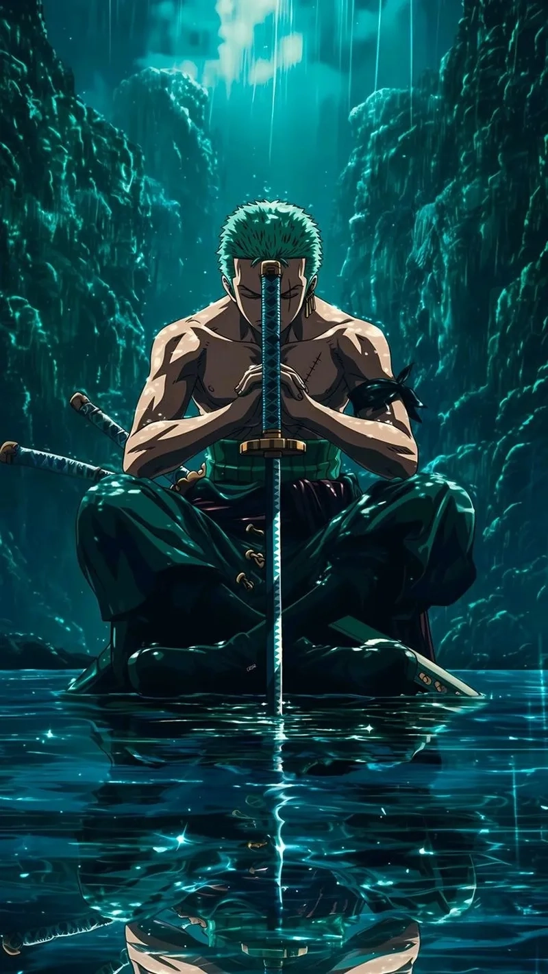 Phong cách tóc gọn gàng nhưng chất của Zoro hairstyle