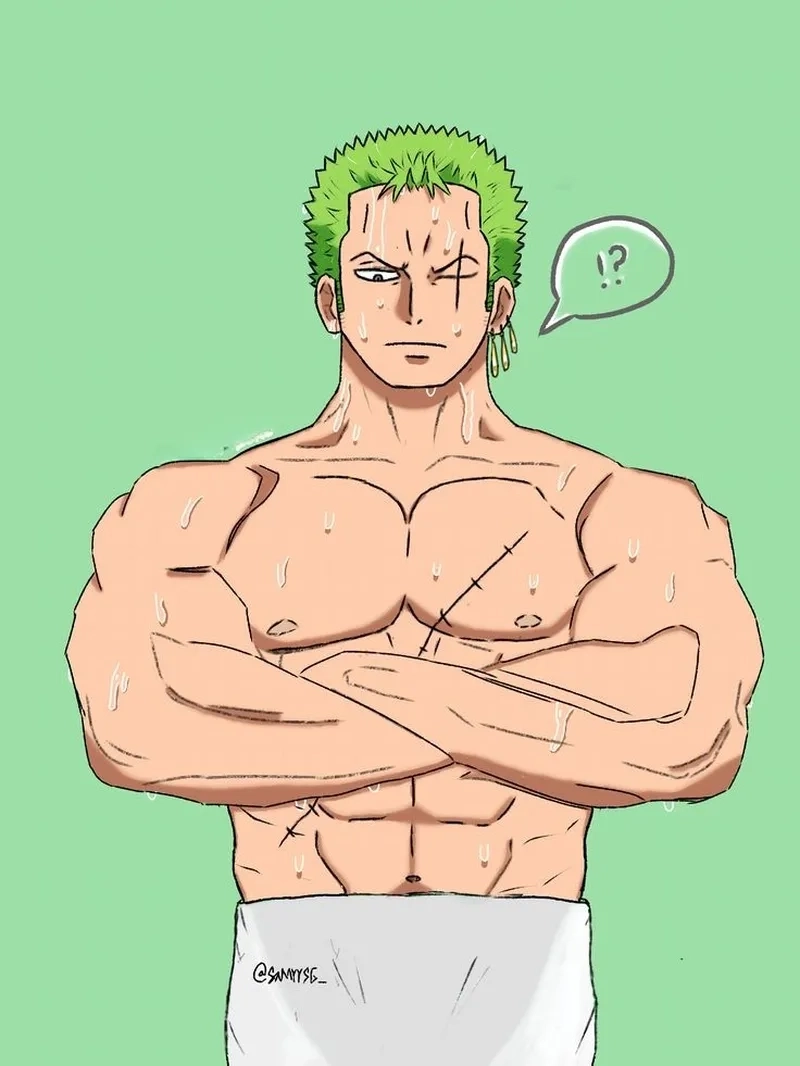 Phác họa chi tiết nhân vật Vẽ Zoro