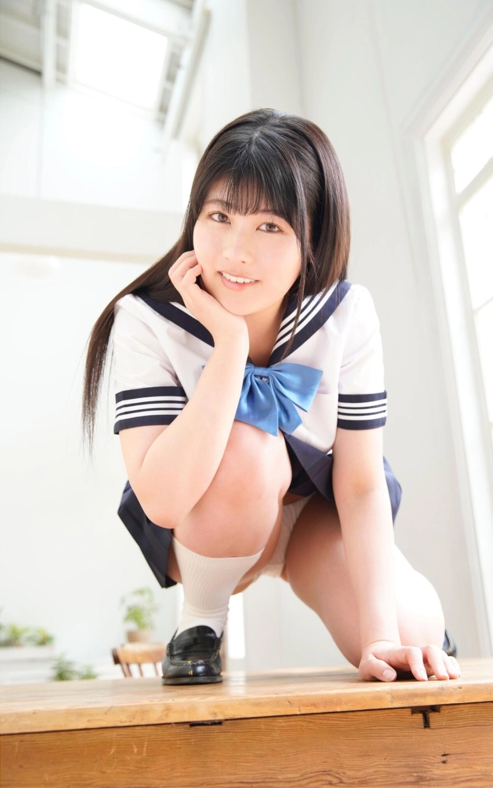 Ánh mắt gợi cảm và nụ cười quyến rũ làm nên thương hiệu Yoshino Chitose