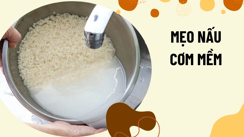 Vo gạo đúng cách là bí quyết nấu cơm ngon giữ nguyên dưỡng chất