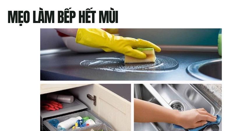 Mẹo khử mùi nhà bếp đơn giản tại nhà