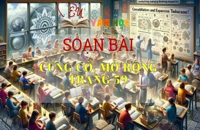 SOẠN VĂN BÀI CỦNG CỐ, MỞ RỘNG TRANG 59 - SÁCH KẾT NỐI TRI THỨC LỚP 11 TẬP 2