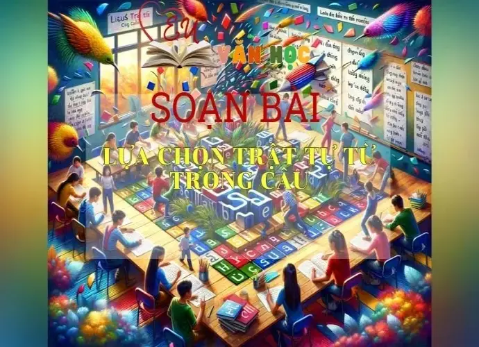 Soạn bài Lựa chọn trật tự từ trong câu SGK Ngữ văn 8