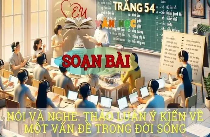 Soạn bài Nói và nghe: Thảo luận ý kiến về một vấn đề trong đời sống - Ngữ văn 8 tập 1 Cánh diều