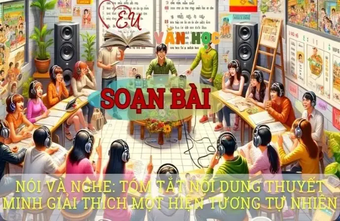 Soạn bài Nói và nghe: Tóm tắt nội dung thuyết minh giải thích một hiện tương tự nhiên - Ngữ văn 8 tập 1 Cánh diều