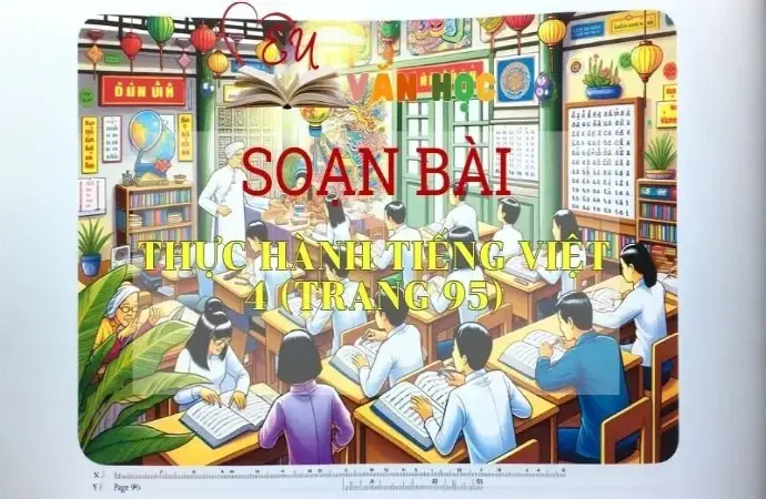 Soạn bài Thực hành Tiếng Việt 4 - Sách Chân trời sáng tạo trang 95 Ngữ Văn 11 tập 1